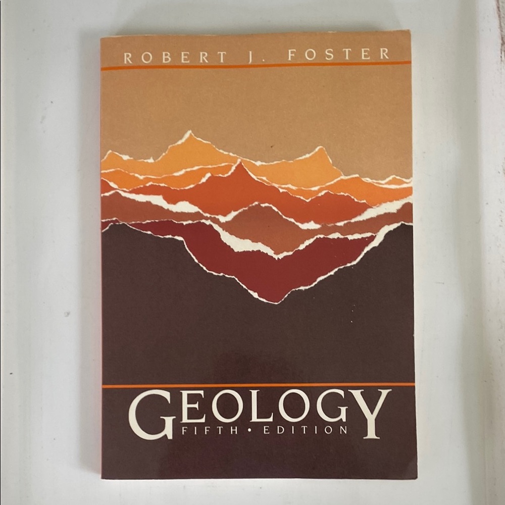 Geology Fifth Edition Book College Textbook by Robert Frost - 1985